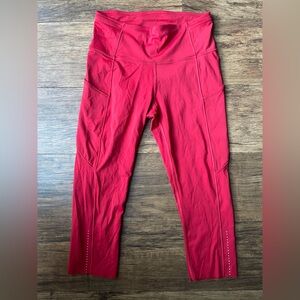 lululemon athletica Red Leggings